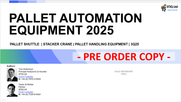 Market Report: 2025 Pallet Handling (PRE-ORDER) - STIQ Ltd (t/a Styleintelligence)