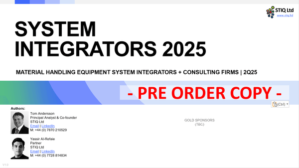 Market Report: System Integrators 2025 (PRE-ORDER) - STIQ Ltd (t/a Styleintelligence)