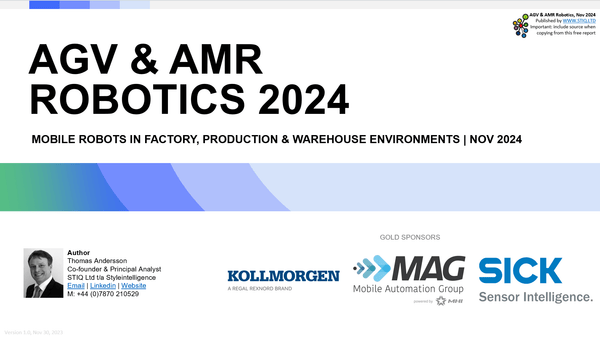 Market Report: AGV & AMR Robotics 2024